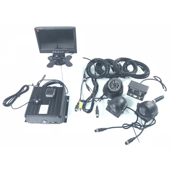 Harddisk Optager 4G GPS Lastbil Overvågning Kit Kran / Tank Lastbil / Optager 4 Kanal Kørsel Optager Harddisk Overvågning