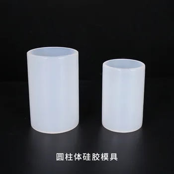 DIY Cylindriske Dryflower Cylindriske Spejl Ornament Silikone Formen Harpiks Skimmel UV-Epoxy Harpiks Udsmykning Ornament Skimmel