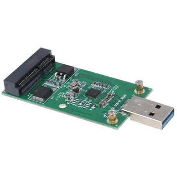 1 stk Mini USB 3.0 PCIE-mSATA Ekstern SSD PCBA Conveter Adapter-Kort