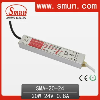 20W12-24A 0.55 EN konstant strøm vandtæt IP67 LED driver skift strømforsyning til led strip light-CE-ROHS-1 års garanti