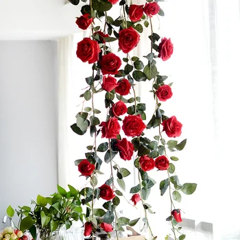 Nye Australien Simulering Strip Blomst Rattan Hjem Dekoration Wedding Party Ornamenter Kunstige Blomster 1,8 Meter Steg Rattan