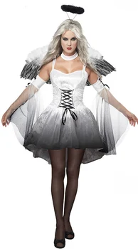 Angel Of Darkness Kostume Halloween Sort Engel Vinger, Sexede Kostumer Engle Kostumer til Kvinder