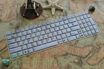 Silikone laptop tastatur coverprotector For Asus FL5500LD FL5500LD FL5600 FL5800 F554L FX FX-PLUS JX4720 ZX50JX X550V N501J