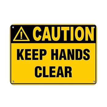 Advarsel Hold Hænderne væk Tin Sign art væg dekoration,vintage aluminium retro metal-tegn,