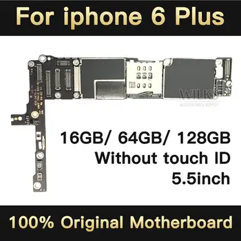16GB-64GB 128GB oprindelige bundkort til iPhone 6 Plus uden fingeraftryk uden Touch-ID låse logic board Bundkort