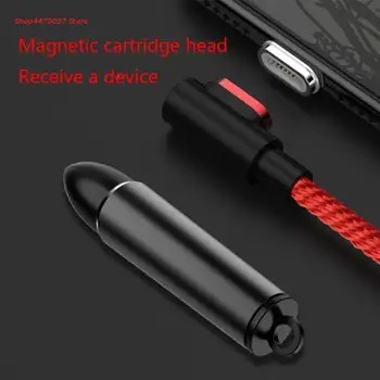 Magnetisk Kabel Plug opbevaringsboks Type-C Mikro-USB-Anti-Tabte Beskyttende Hylster Hurtig Opladning Adapter Telefon Magnet Oplader K1AF