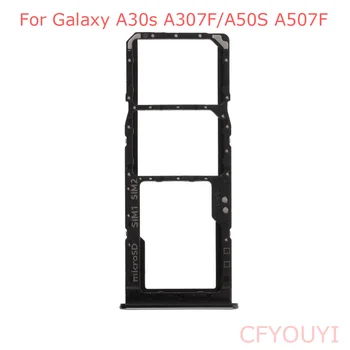 10stk/masse Nye Samsung Galaxy A50s A507 / A30s A307 SIM-Skuffe Micro SD-Kort Skuffe til Kortholderen Udskiftning