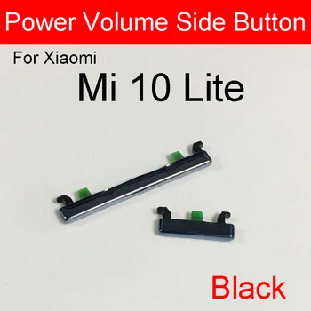 Power&Volume Side-Knappen For Xiaomi Mi 10 Lite Pro On/Off Power & Volume Op/ned for Lyd Control-tasten Nede Reservedele