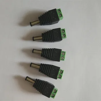 Kvinde Mand DC Power Adapter for 5050 3528 5630 2835 Enkelt Farve LED Strip og CCTV-Kameraer 5.5 mm x 2.1 mm OS, EU, UK, AU