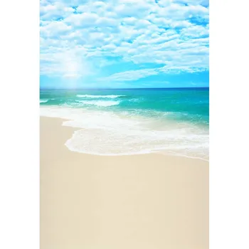 Sommeren Sea beach baggrund Fotografia Foto baggrunde tyndt stof, vinyl fotografering baggrunde Til Foto-Studio propss F-2603