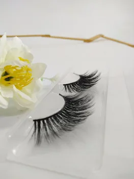 Nye 1 par 3D Håndlavet Tyk Mink Naturlige Øjenvipper Falske Øjenvipper for Skønhed Makeup falske Vipper Udvidelse