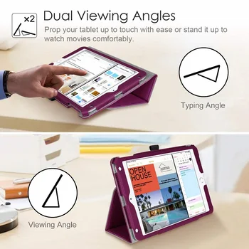 Etui Til iPad Mini 4 Apple Blyant Indehaveren Dækning PU Læder Magnetic Smart Auto Sleep/Wake til iPad Mini 4 Glas Capa Hus