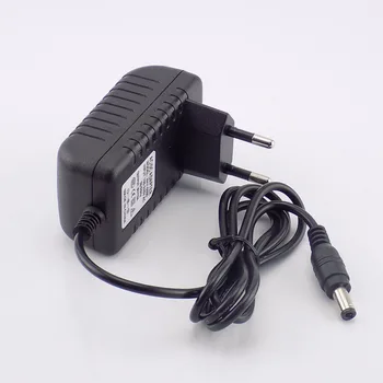 Power 9V 2A 100V-240V AC til DC Adapter Forsyne OS med EU Stik Konverter Oplader Til LED Strip Light CCTV Kamera, 5.5 mm x 2,5 mm
