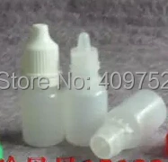 Masse af 100pcs 5 ml pipette flaske plast squeeze flaske