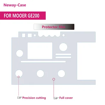 Neway-Sag Mooer GE200 Guitar Effekt Protector Film Elektrisk Guitar-effekt-Pedal Tilbehør