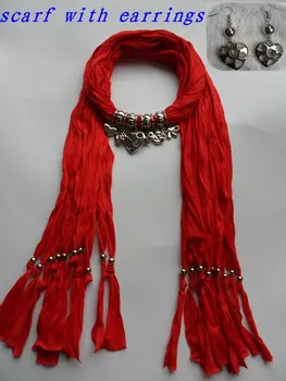 Valentines Gave vedhæng tørklæder dame mode halskæde smykker tørklæde hot sælger Engros-gratis fragt