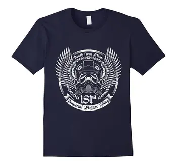 181st Kejserlige Tie Fighter Wing Biker T-Shirt T-Shirt i Bomuld O-Hals, Korte Ærmer til Mænd T-Shirt Nye Størrelse S-3XL