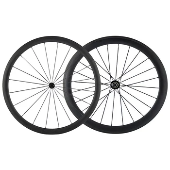 Lagertømning Clincher cykel-wheelet Basalt bremsende hjul Foran 50mm bag 60mm dybde novatec hub