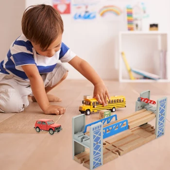 Børn, Træ-Thomas Tog Spor Legetøj Til Børn Drenge Track-Broen Sjovt Legetøj Tidlig Pædagogisk Legetøj Til Børn Drenge Nytår Gaver
