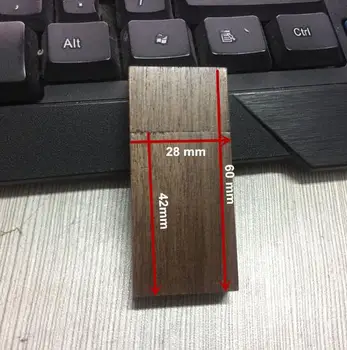 3.0 16GB Valnød træ-usb-pendrive, hukommelse, flash stick med box