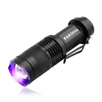 UV-Detektor Ultra Violet LED Lommelygte 395nm Kontrol Lampe Brænder Pet Pletter Scorpions UV-Led Lommelygte Torch Light UV-Lampe