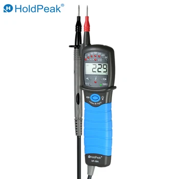 HoldPeak HP-38A Spænding Tester Pen Ikke-Kontakt Volt Professionelle LED Lys Digital LCD-Spænding Med for Lavt Batteri