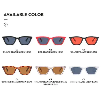 2021 Mode-Cat Eye Solbriller Kvinder Vintage Mærke Luksus Trend, Kvadrat Sol Briller Damer Retro UV400 Nuancer Oculos Feminino