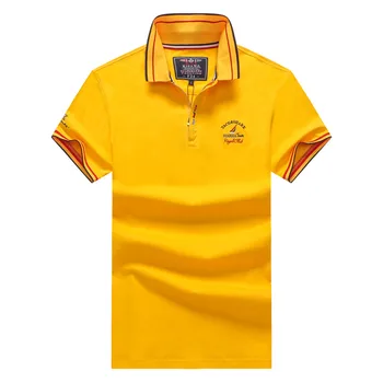 2019 Nye herre polo shirt mærker Tace & Shark casual polo shirts til mænd pullover 3D-broderi poloshirt mænd polo langærmet toppe