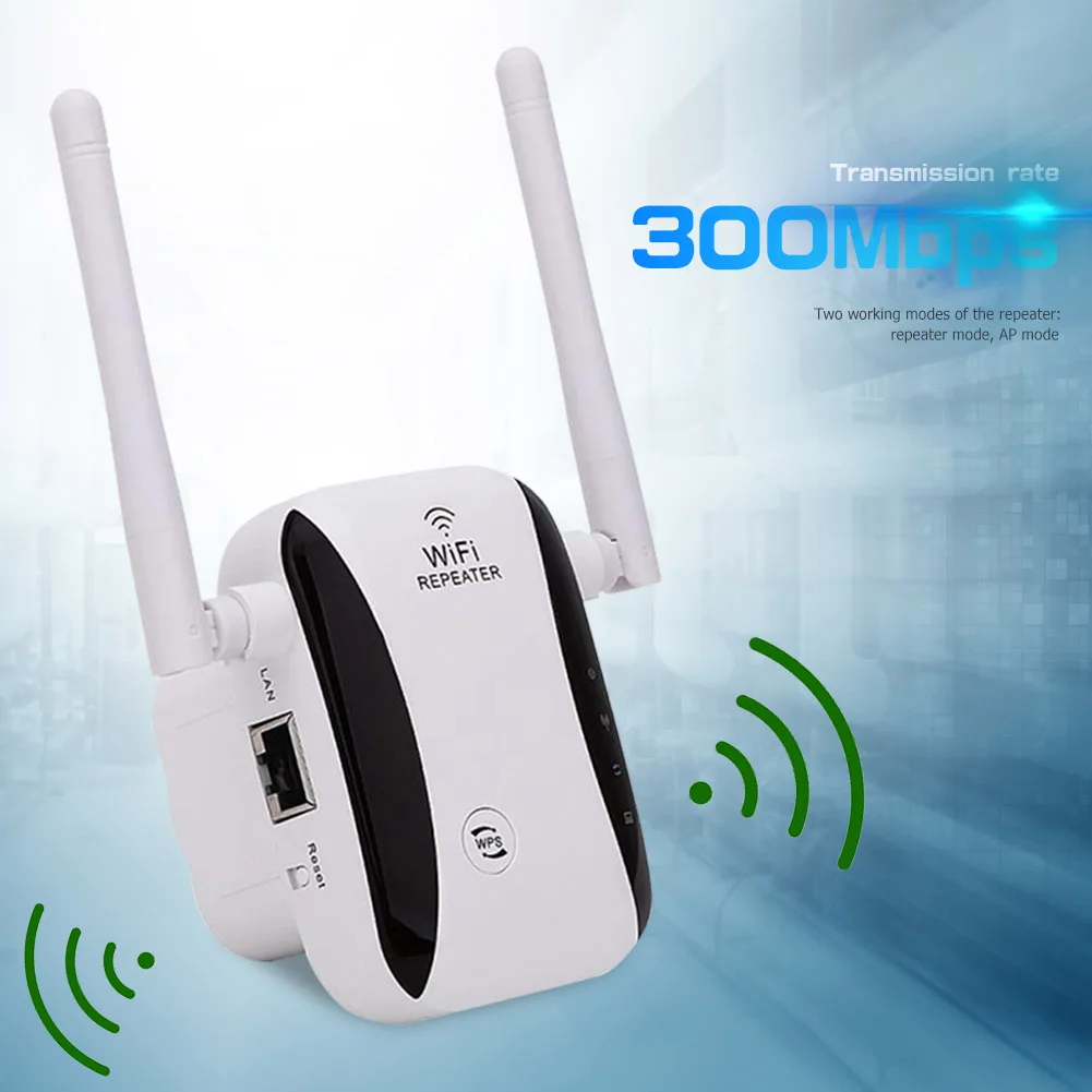 Wireless Wifi Forstærker 300mbps Wi-fi Repeater Wifi Signal Adgangspunkt For Husholdningernes Computer Dele Tilbud | Computer & kontor / Basilicohaslev.dk